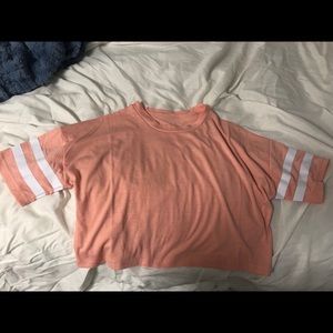 Pink Oversized Jersey T-Shirt